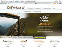 Tablet Screenshot of moldurarte.com.br